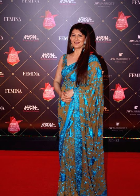 Model Sangeeta Bijlani at the Femina Beauty Awards 2